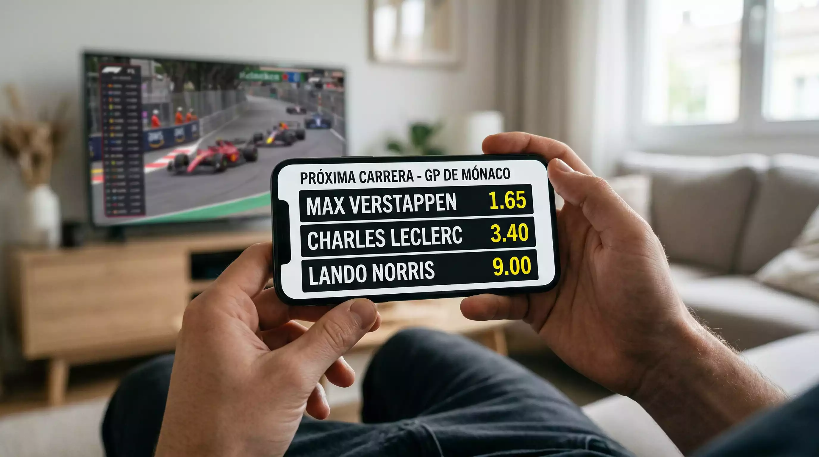 Diferentes tipos de mercados de apuestas en carreras de Fórmula 1